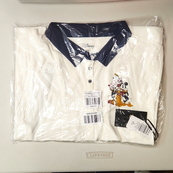 ❤️NWT VINTAGE TORRIID - MICKEY MINNIE MOUSE POLO JERSEY SHIRT - FOXY AMERICANA - Picture 3 of 15